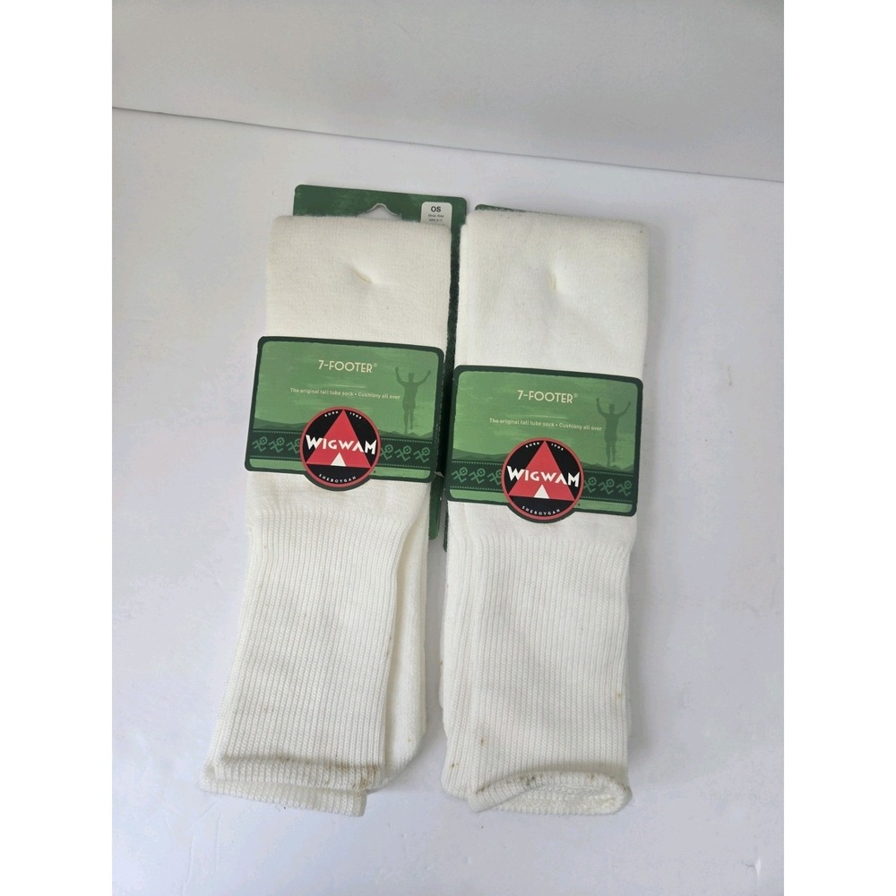 Wigwam Socks 7 footer tall tube socks One Size Unisex New 2 pairs